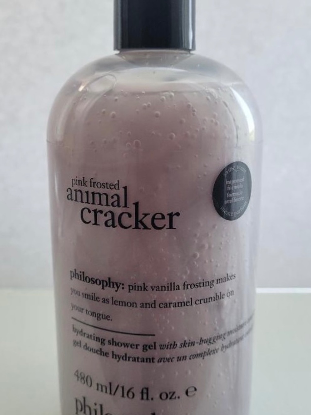 PHILOSOPHY Pink Frosted Animal Cracker 16oz. Shampoo, Bath & Shower Gel